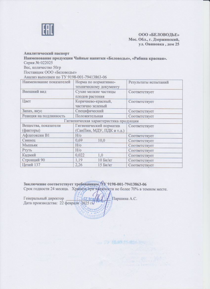 Паспорт №022025